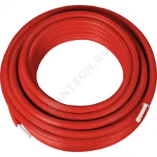 Труба PE-Xa/EVOH красная Дн 16х2,2 Ру10 Тмакс=95C в PE изоляции 6 мм бухта 100м РОС